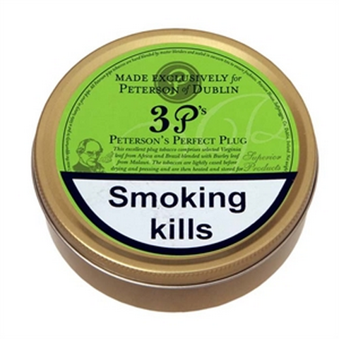 Peterson - 3P Plug - 50g Tin - Tobacco UK
