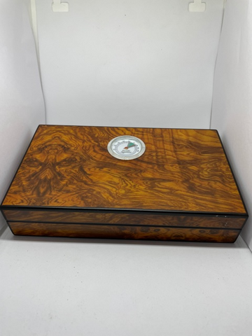 Walnut Burl Effect Travel Size Humidor