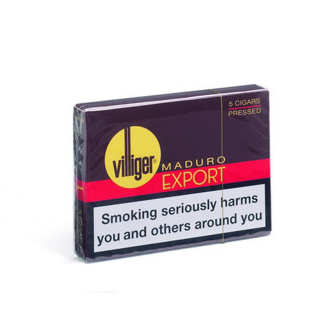 Villiger - Export Maduro (Pressed) - Box of 5 - Tobacco UK