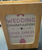 Wedding , birthday box of 10  Corona Cigar in a personalised gift box.