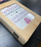 Wedding , birthday box of 10  Corona Cigar in a personalised gift box.