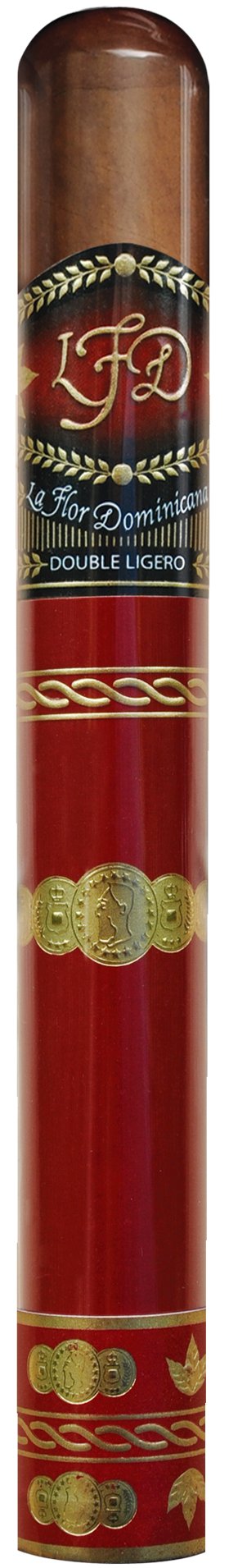 La Flor Dominicana - Double Ligero Corona Crystal Tubos - Box of 10