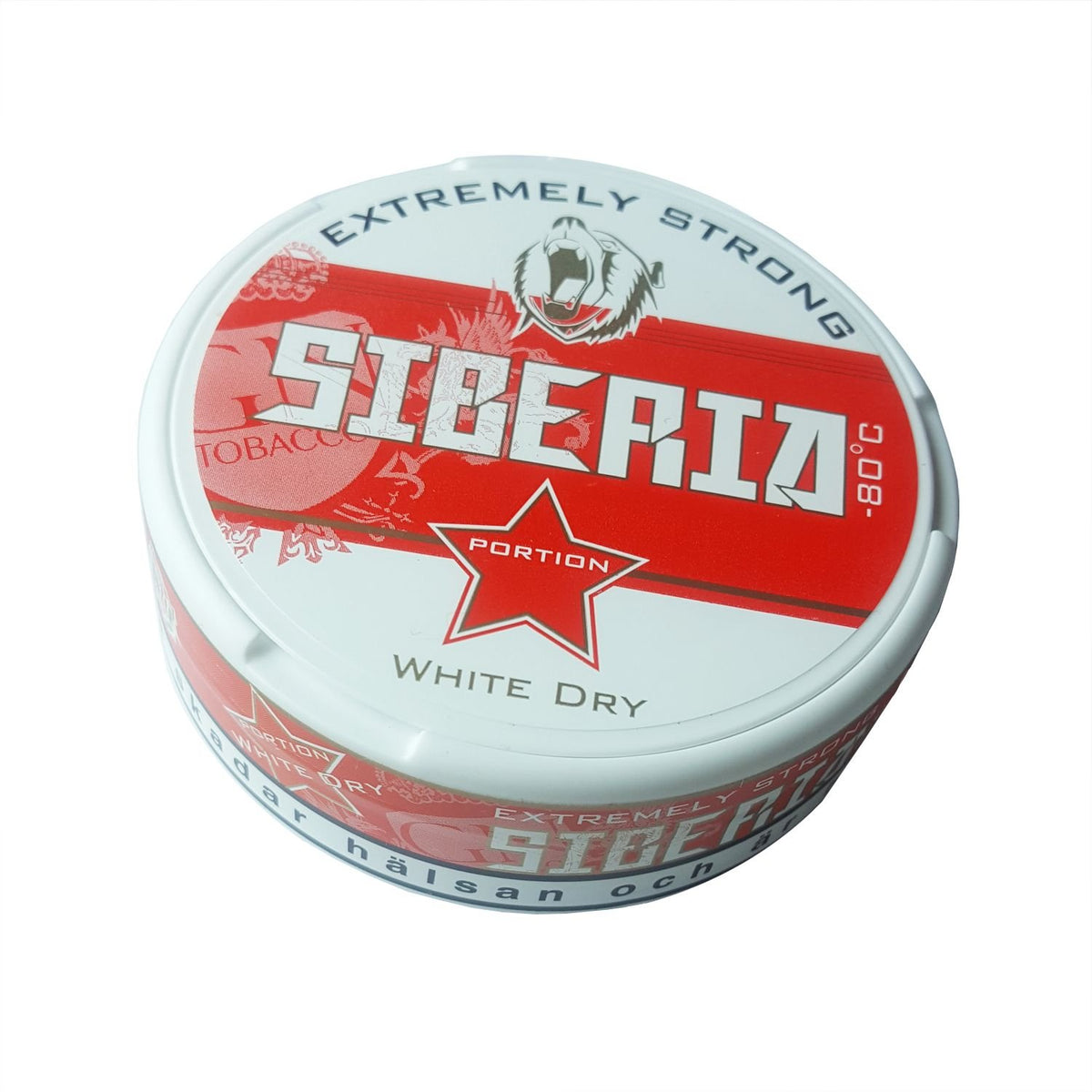 Siberia - 80 Degrees White Dry (Red) Chew Bags