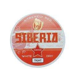 Siberia - 80 Degrees White Dry Tight (Red Slim) Chew Bags