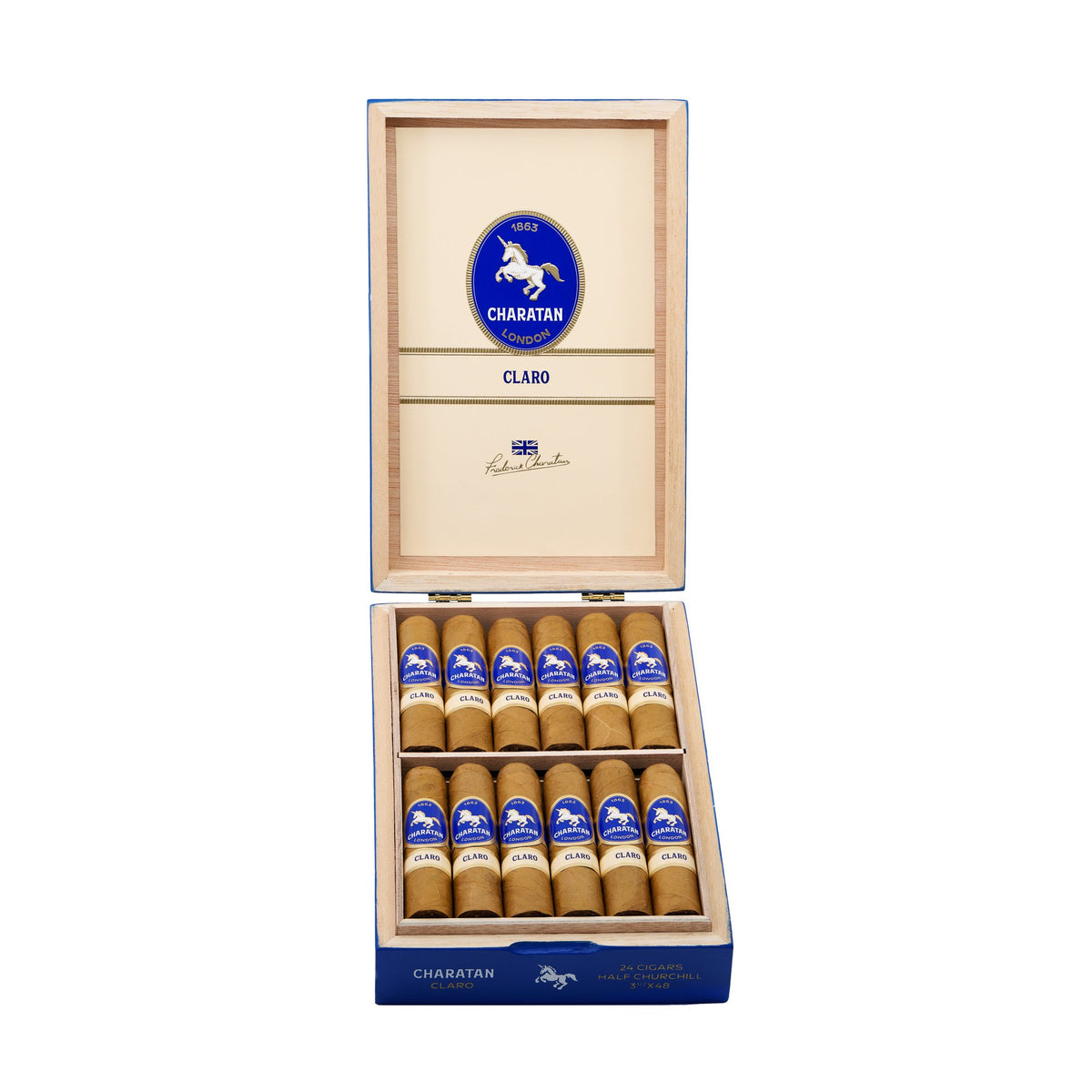Charatan - London Claro Half Churchill - Box of 24