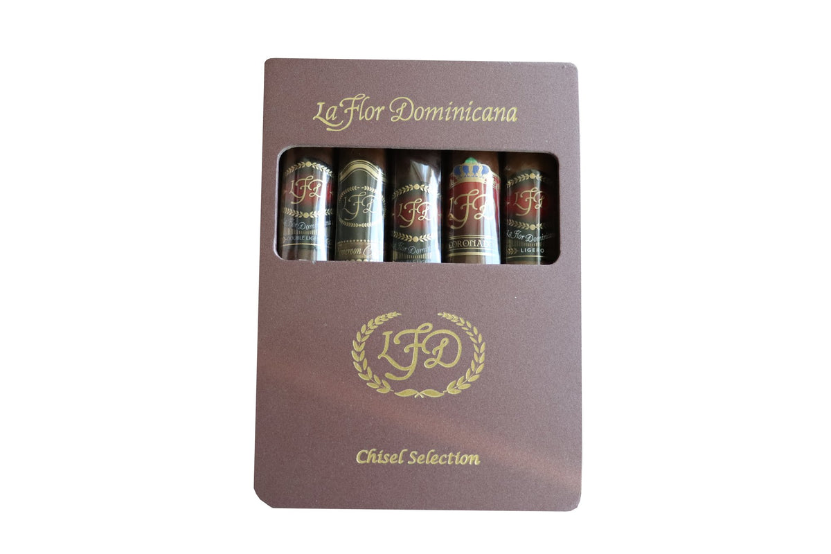 La Flor Dominicana - Chisel Selection Gift Sampler - Box of 5