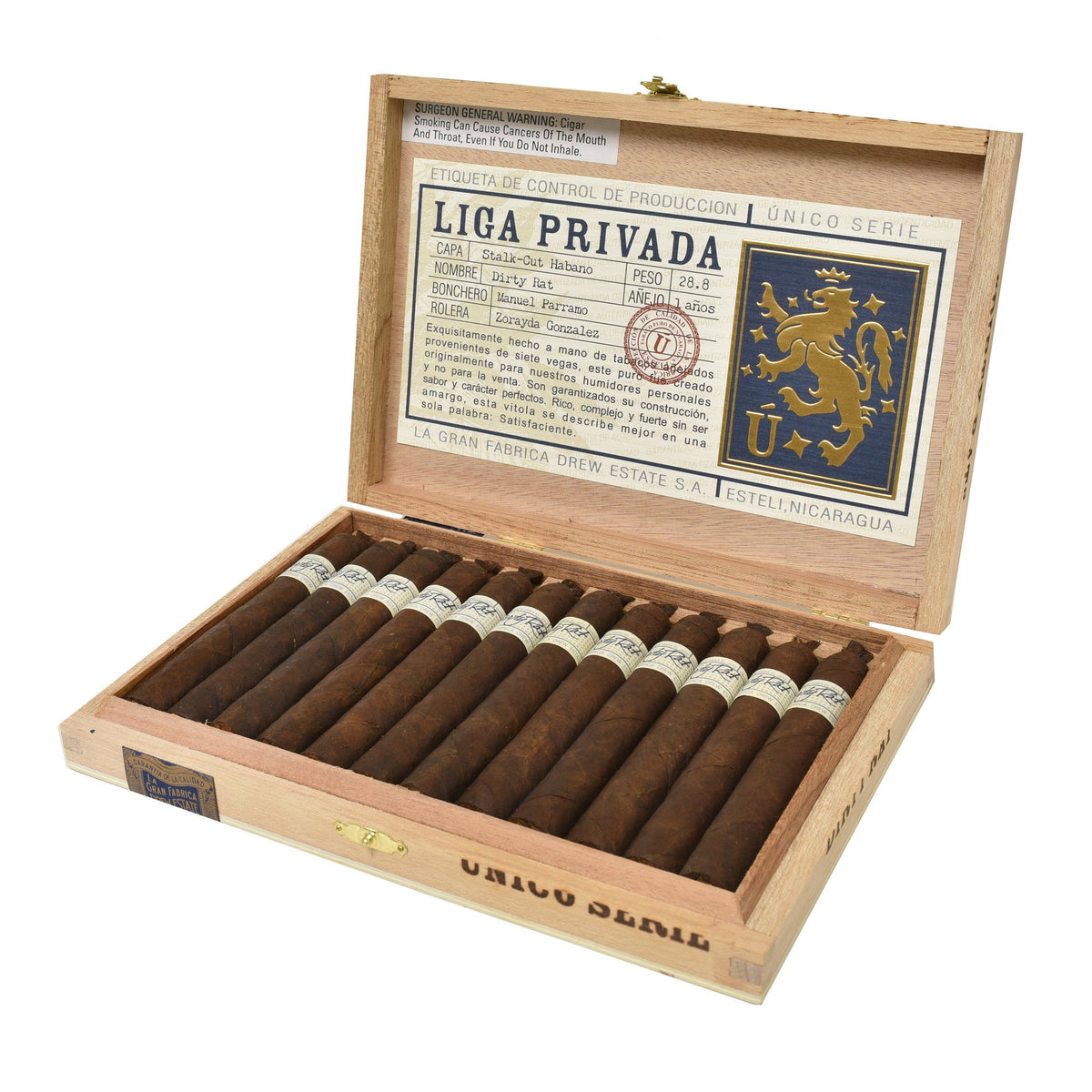 Drew Estate - Liga Privada Unico Serie Dirty Rat - Box of 12
