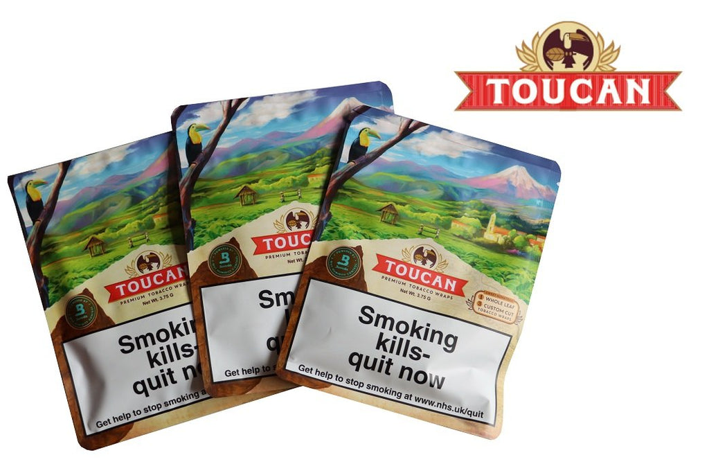 Toucan - Tobacco Leaf Wraps - Box of 8