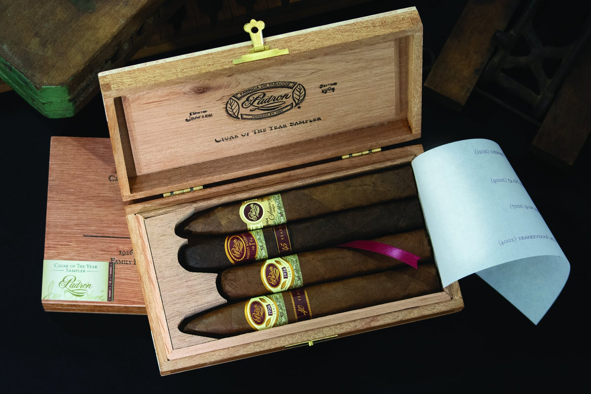 Padrón - Cigar of the Year Sampler Gift Sampler - Box of 4