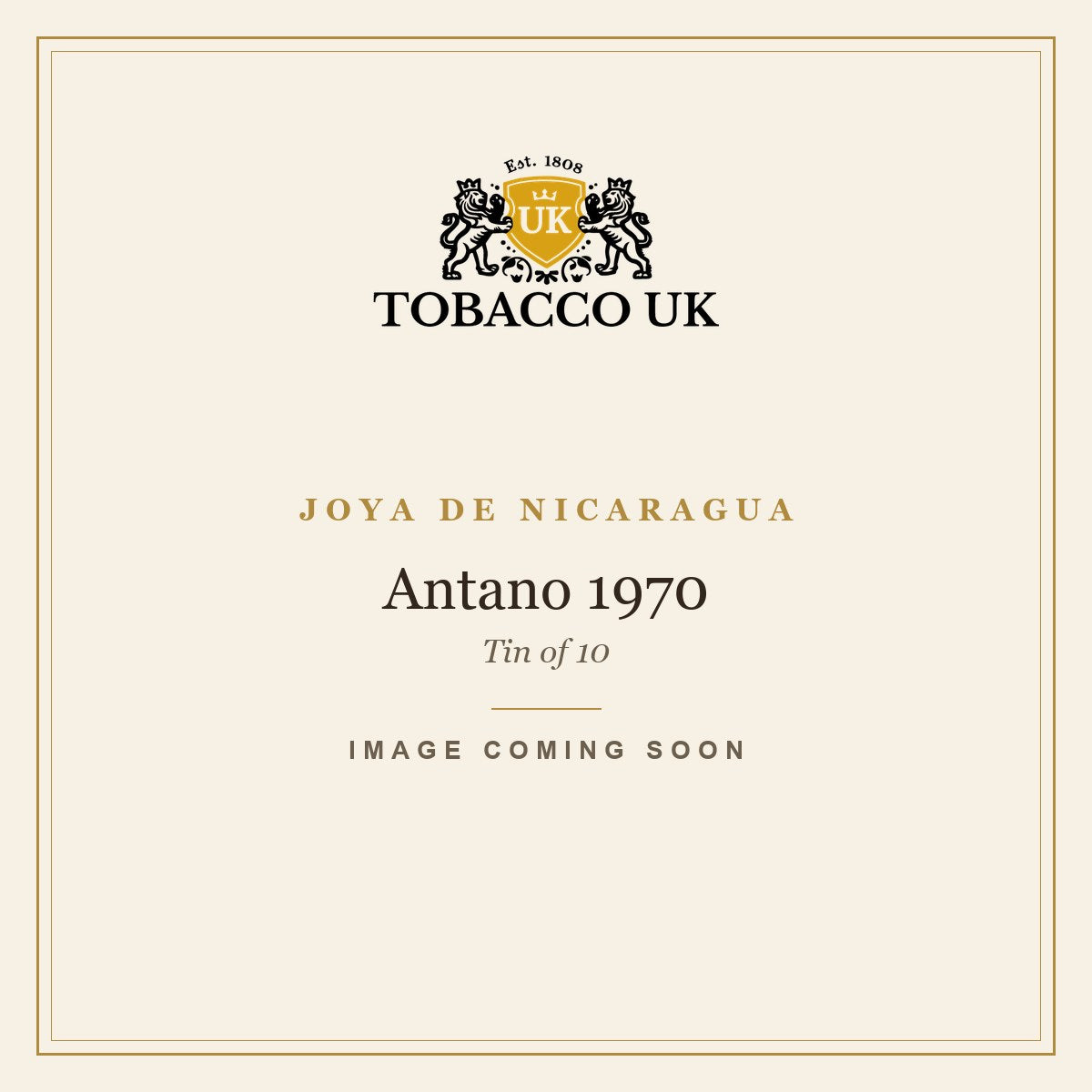 Joya de Nicaragua - Antano 1970 - Tin of 10 – image coming soon