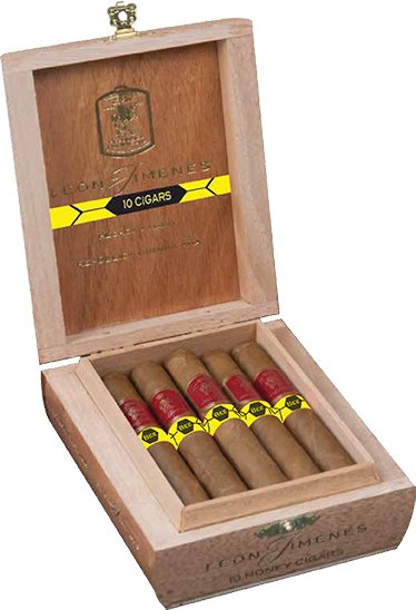 La Aurora - León Jimenes Series Petites Petit Corona Bee (Honey) - Box of 10
