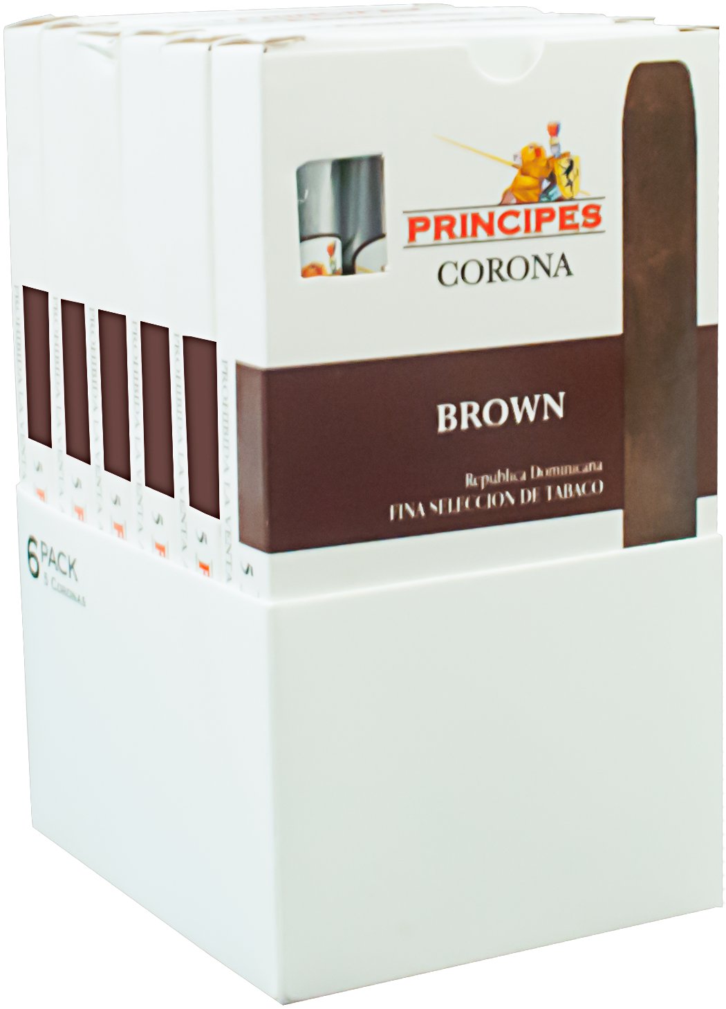 La Aurora - Principes Corona Brown (Chocolate) - Pack of 5
