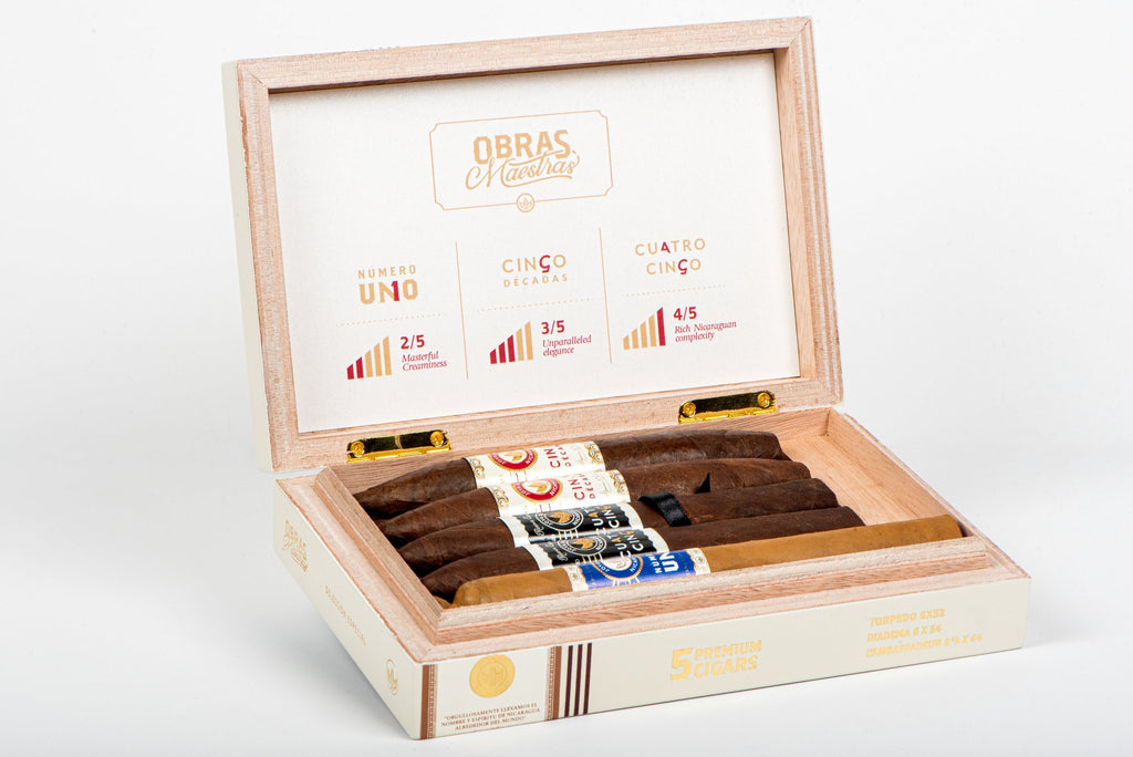 Joya de Nicaragua - Gift Boxes Obras Maestras Sampler - Box of 5