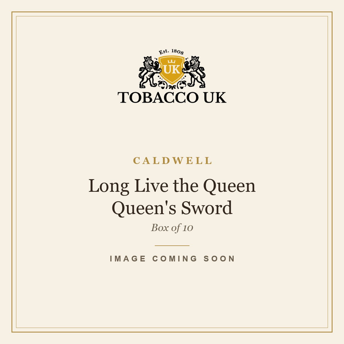 Caldwell - Long Live the Queen Queen's Sword - Box of 10 – image coming soon