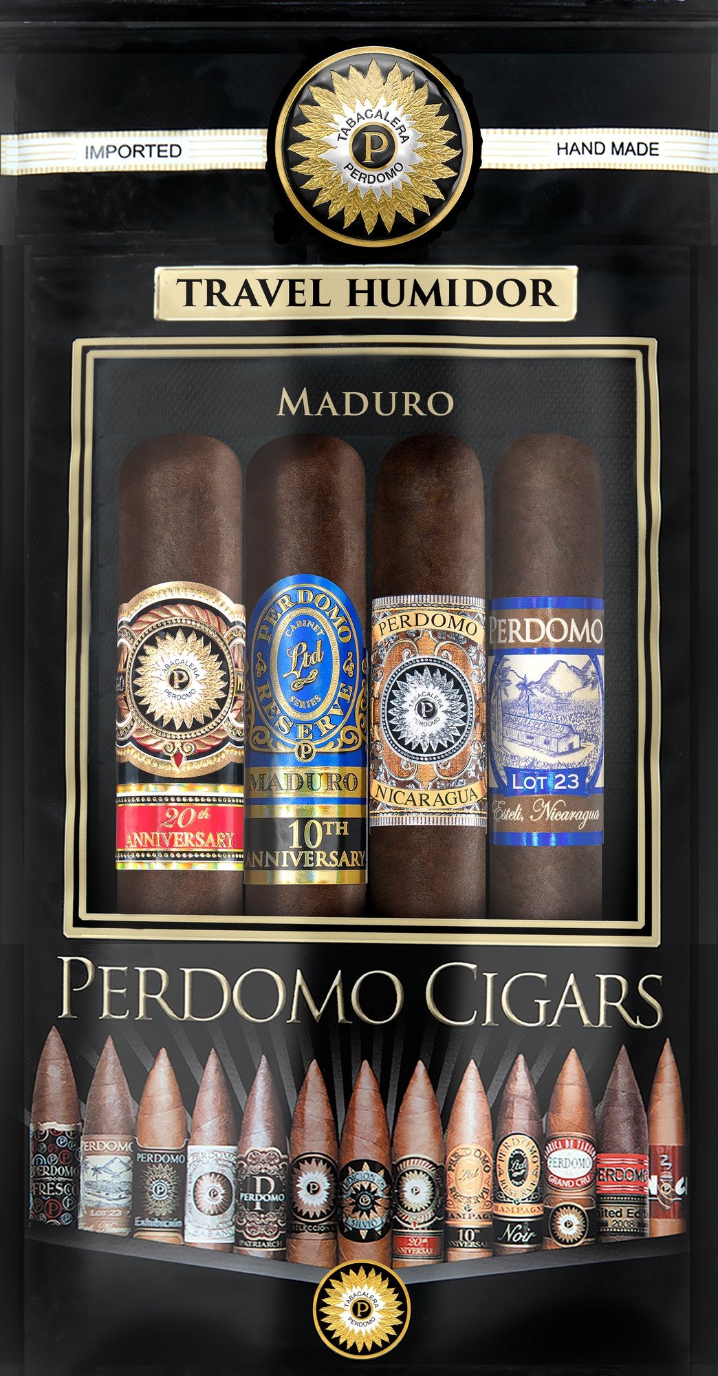 Perdomo - Humibags Assorted Maduro - Pack of 4
