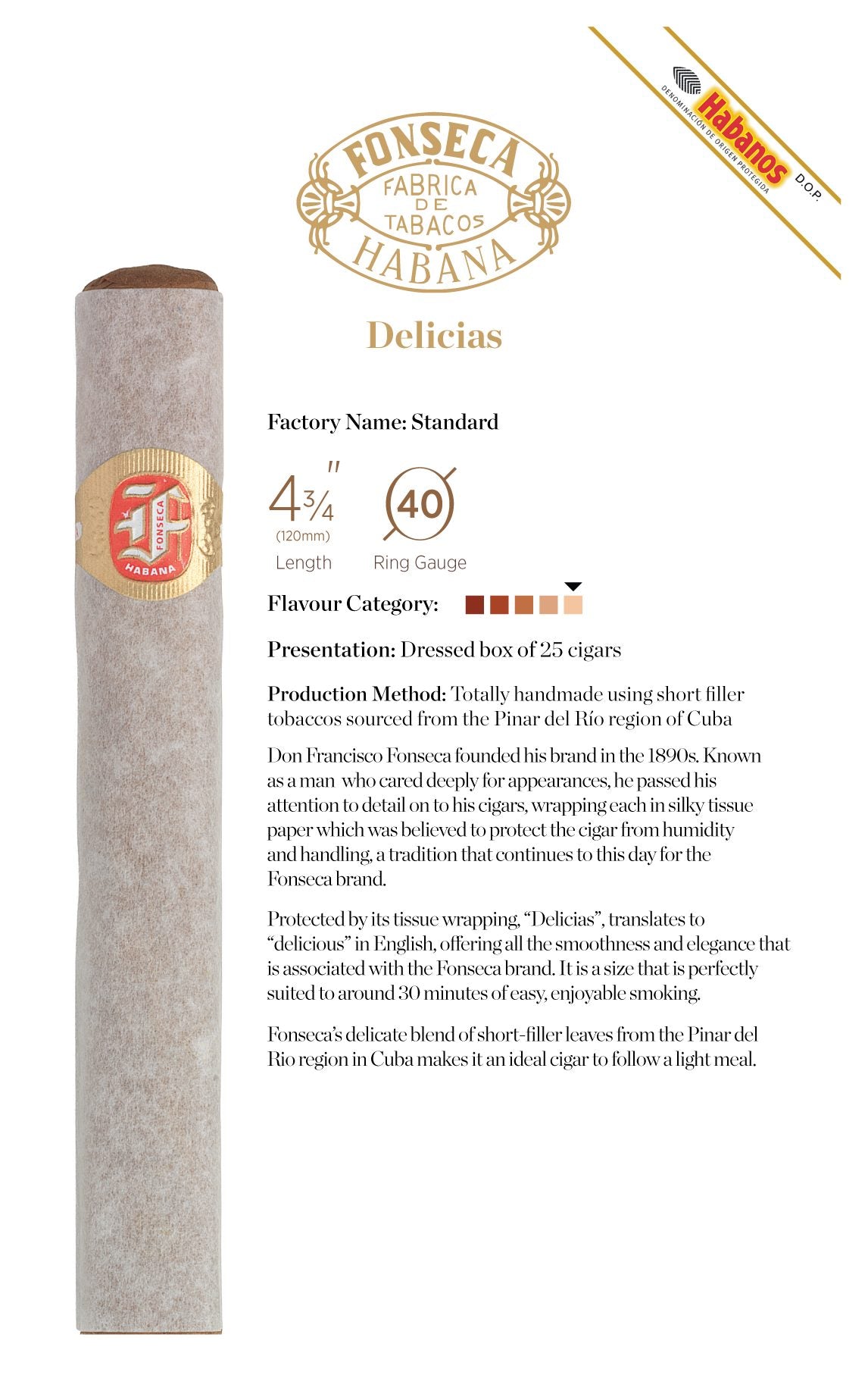 Fonseca - Delicias - Box of 25