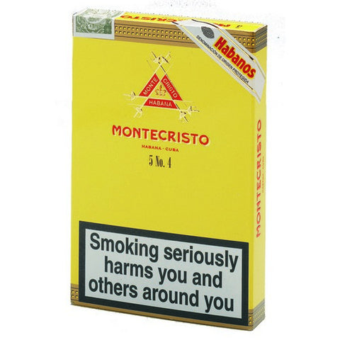 Montecristo - No 4 - Box of 5 - Tobacco UK - 1