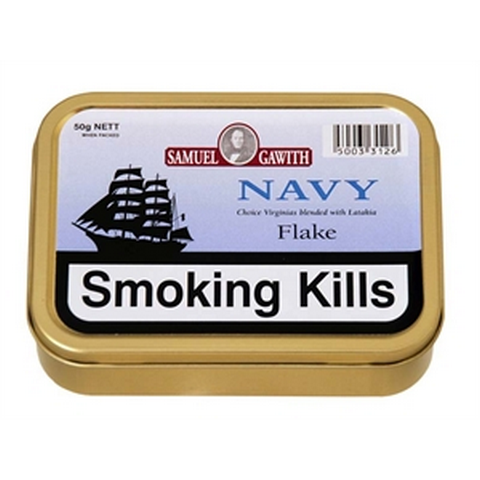 Samuel Gawith - Navy Flake  - 50g Tin - Tobacco UK
