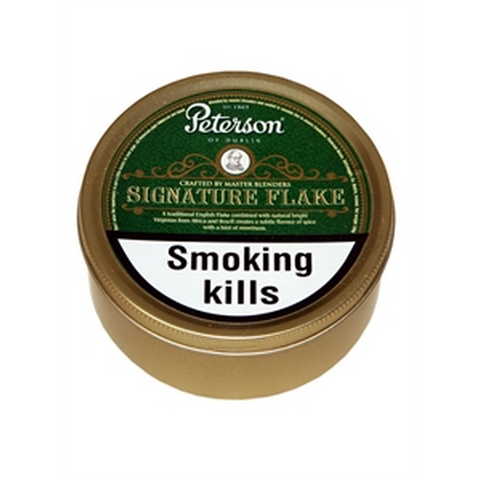Peterson - Signature Flake - 100g Tin - Tobacco UK