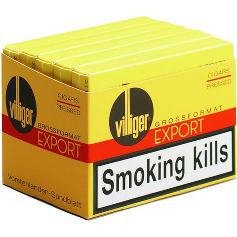 Villiger - Export Pressed - Box of 5 - Tobacco UK