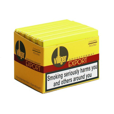 Villiger - Export Round - Box of 5 - Tobacco UK