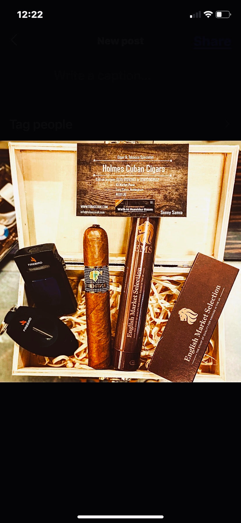 Cohiba Behike 52 VIP Gift Box – with Champagne, Cognac, Colibri Lighter & Cutter